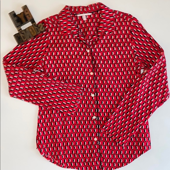 VICTORIA’S SECRET Flannel 🐧Penguin Print PJ Top ONLY - Picture 2 of 8